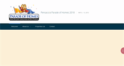 Desktop Screenshot of paradeofhomespensacola.com